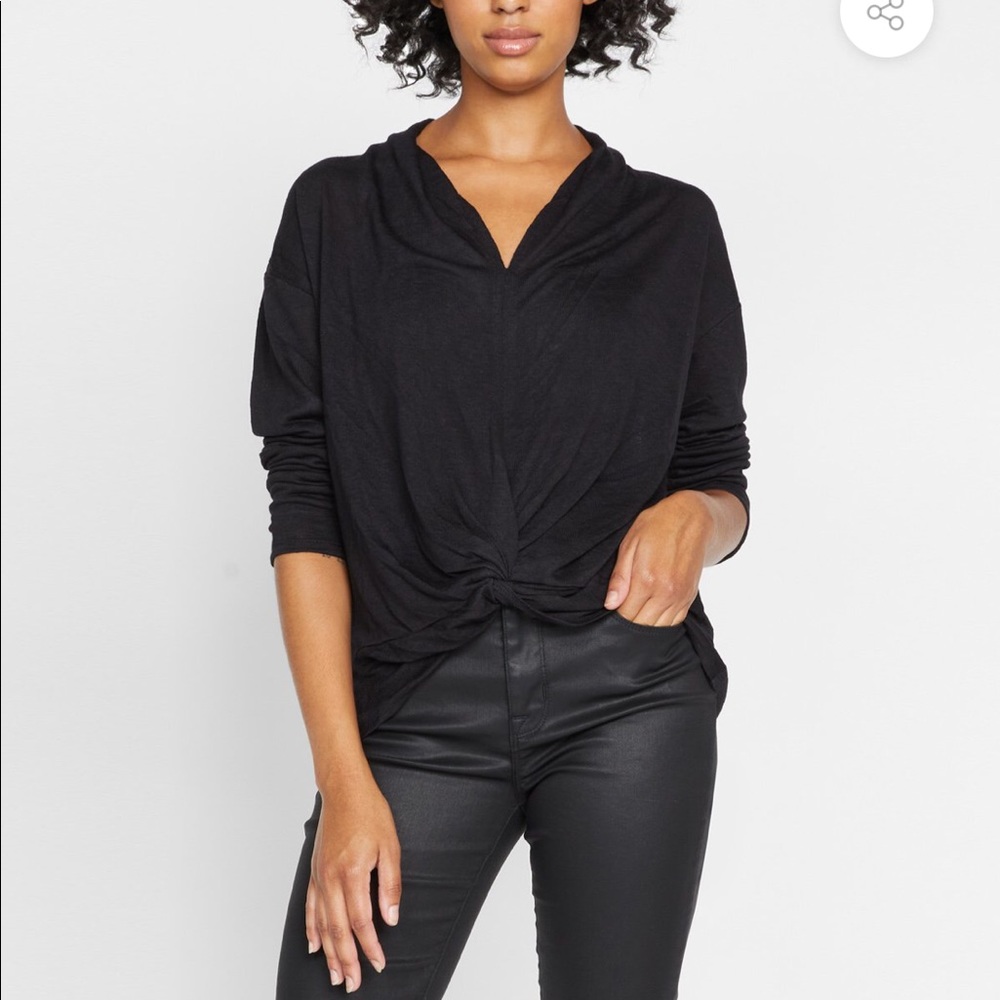 Sanctuary Knot Interested Top Black szM NWT
